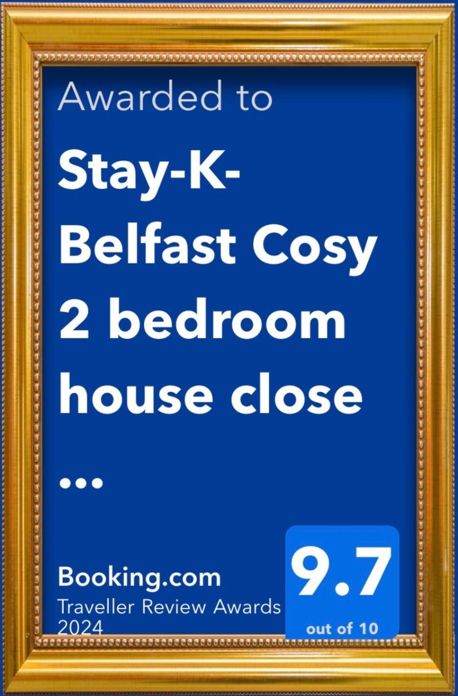 Stay-K-Belfast Cosy Entire House 10 Mins From City Centre 外观 照片